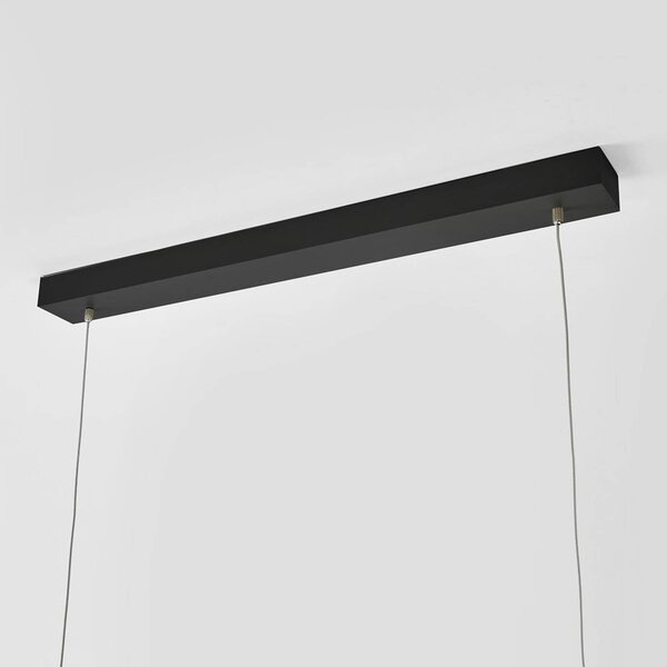 Arcchio lampa wisząca biurowa LED Jolinda, czarna, 118cm, góra/dół Jolinda, czarny, biuro, aluminium, nowoczesny