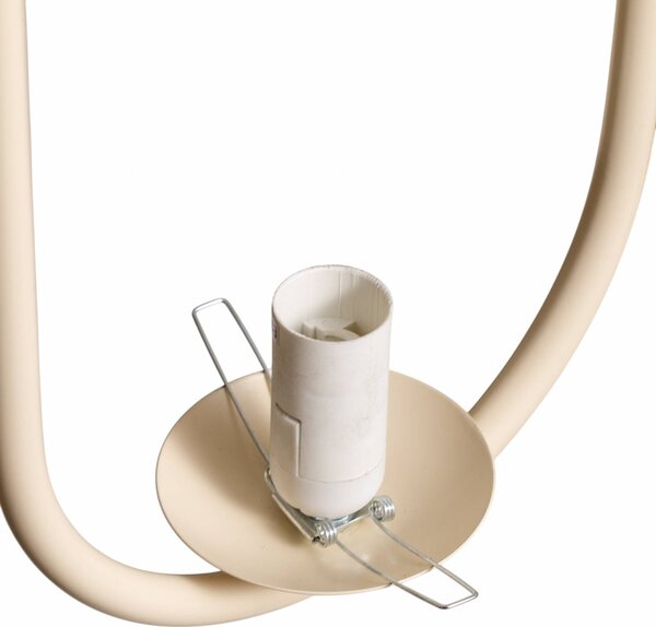 Lampa wisząca szklana Dione ALDEX, możliwość ściemniania, kremowy / amber, salon / jadalnia, szkło, nowoczesny