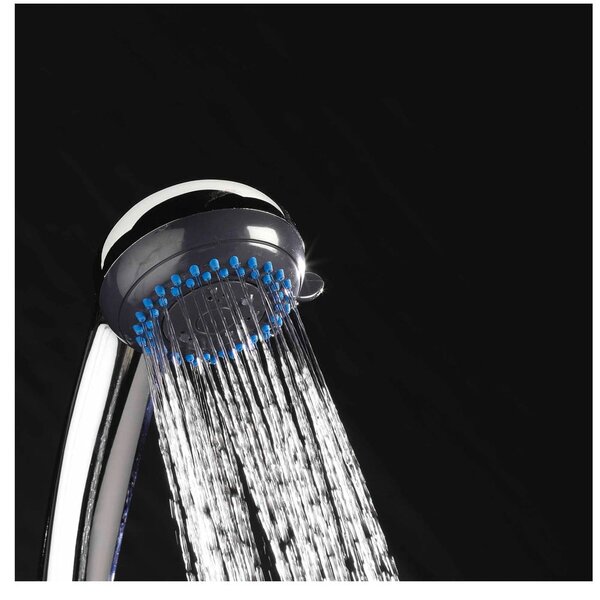 Słuchawka prysznicowa z wężem ø 7 cm Hydro – douceur d'intérieur