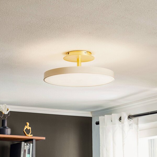 UMAGE Lampa sufitowa designerska Asteria Up Medium, możliwość ściemniania, biały / opal, salon / jadalnia, metal, design