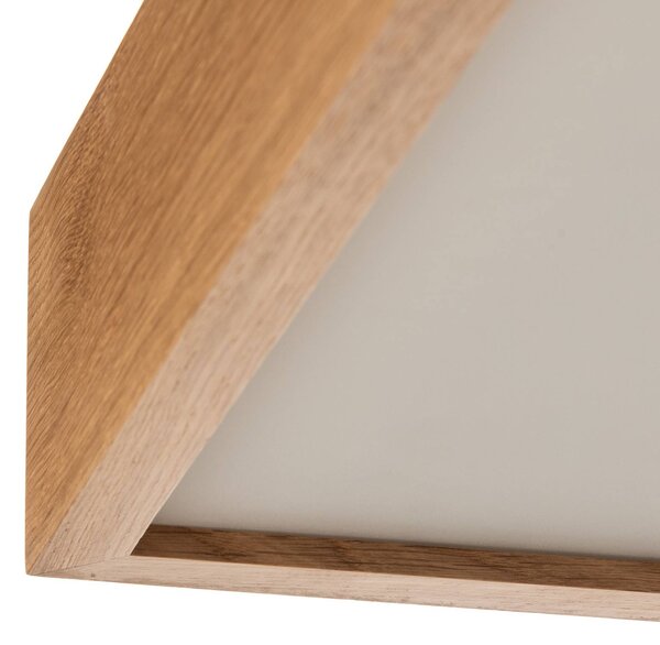 Lampa sufitowa Quatro DR TEMAR LIGHTING, możliwość ściemniania, jasne drewno, salon / jadalnia, drewno, nowoczesny