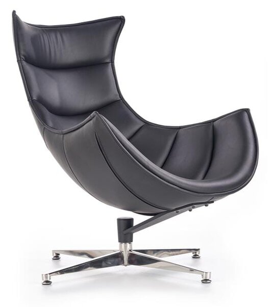 Elegancki skórzany fotel wypoczynkowy Egg | Umeblowana.com
