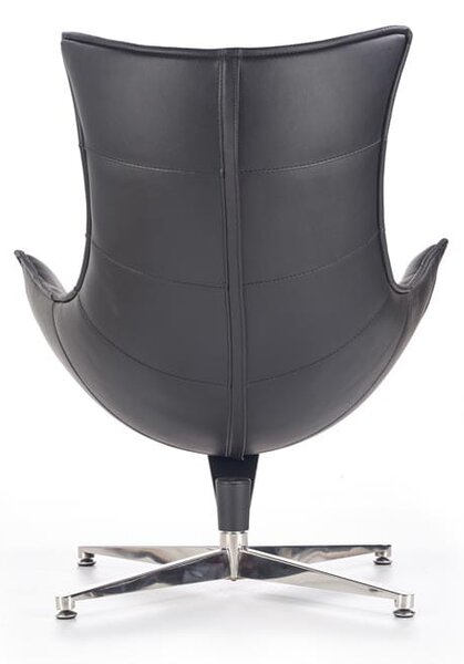 Elegancki skórzany fotel wypoczynkowy Egg | Umeblowana.com