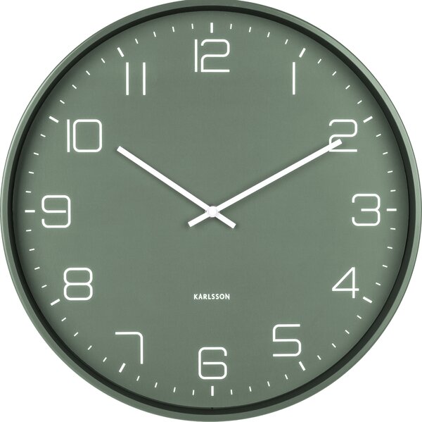 Zegar ścienny Lofty zielony