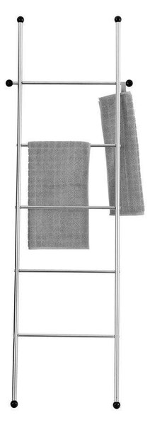 Wieszak łazienkowy w formie drabinki, stojak stalowy z 5 poziomami i 2 dodatkowymi zaczepami - 158 x 52 cm, WENKO