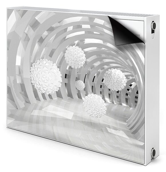 Mata magnesowa na kaloryfer Abstrakcja 3d tunel