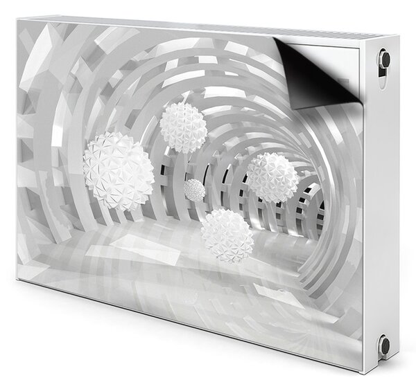 Mata magnesowa na kaloryfer Abstrakcja 3d tunel