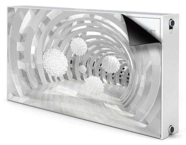 Mata magnesowa na kaloryfer Abstrakcja 3d tunel