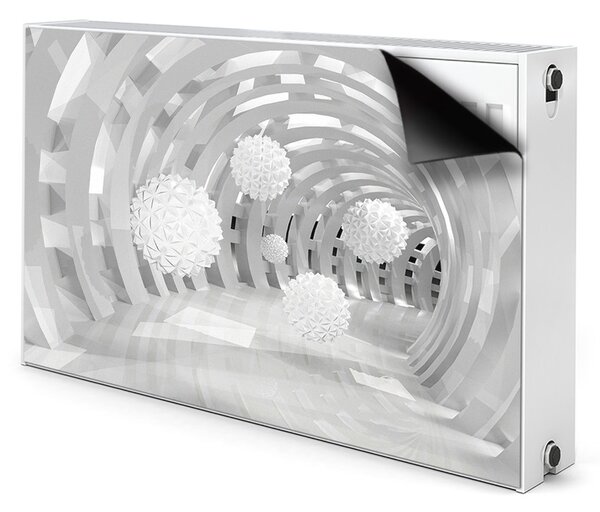 Mata magnesowa na kaloryfer Abstrakcja 3d tunel