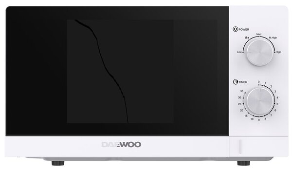 Kuchenka mikrofalowa DAEWOO MD-FA200SW-EU 700W średnica 25.5 cm pojemność 20L Biały
