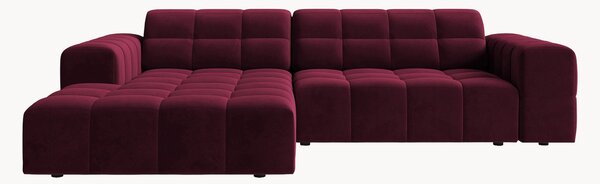 Sofa narożna z aksamitu Chicago