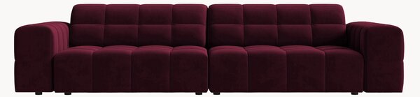 Sofa z aksamitu Chicago (3-osobowa), S 252 cm