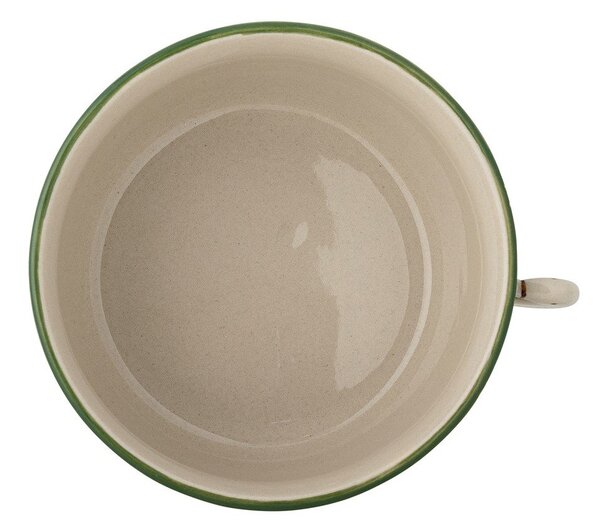 Zielona kamionkowa miska na zupę 460 ml Hezha – Bloomingville