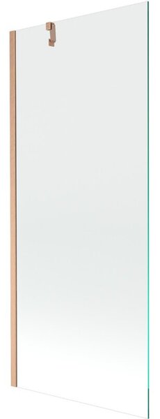 Mexen Next parawan nawannowy 1-skrzydłowy 80 x 150 cm, transparent, miedź szczotkowana - 895-080-000-00-00-65
