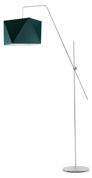 Lampa stojąca podłogowa przegubowa regulowana z abażurem diament MODERN