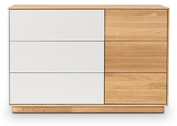 Wąska komoda z szufladami 130 cm Symfonia 05