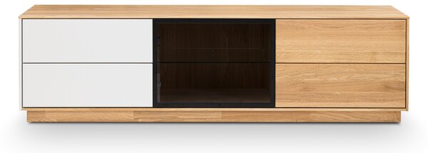 Dębowa szafka pod telewizor Symfonia 45 kaszmir 180 cm