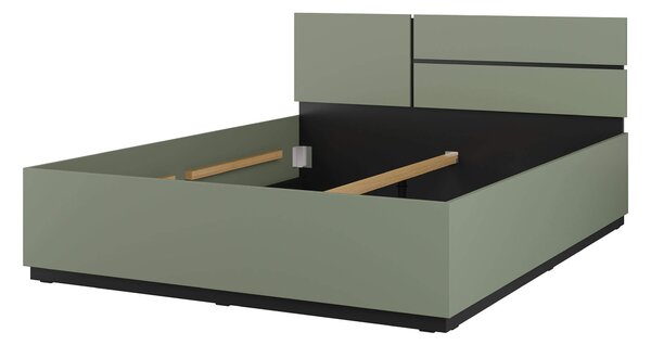 MebleMWM Łóżko 160 CROSS S | Zielony