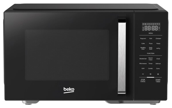 Kuchenka mikrofalowa z Airfry BEKO MCF26310BAF czyszczenie parowe 900W średnica 28.8 cm pojemność 27L Grill Czarny