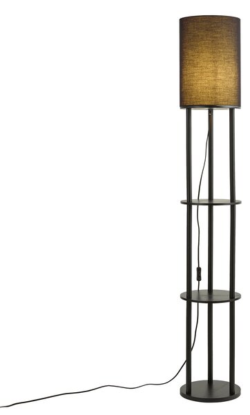 Nowoczesna lampa podłogowa czarna - Stojon