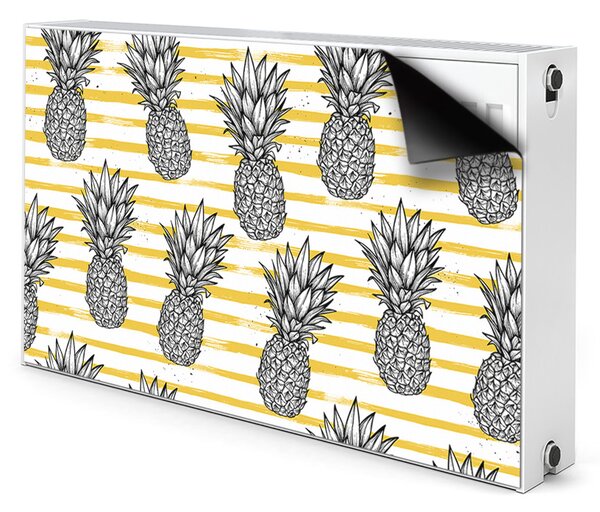 Mata magnesowa na kaloryfer Ananas