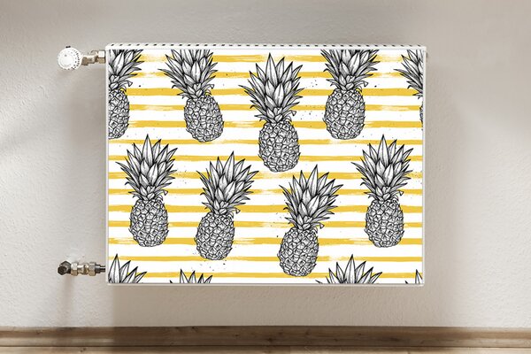 Mata magnesowa na kaloryfer Ananas