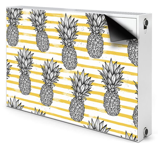 Mata magnesowa na kaloryfer Ananas