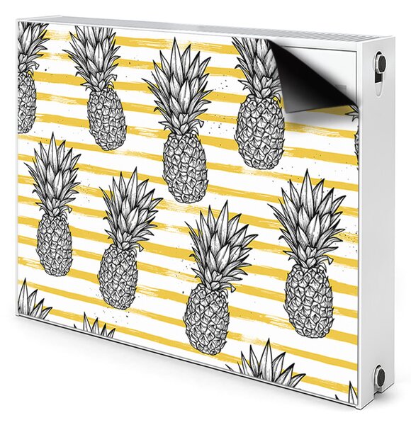 Mata magnesowa na kaloryfer Ananas