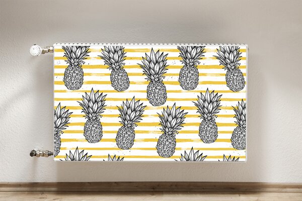 Mata magnesowa na kaloryfer Ananas