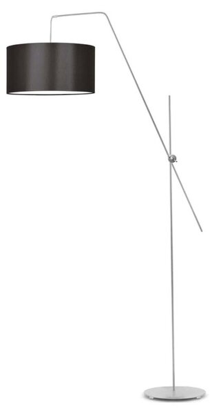 Lampa stojąca podłogowa przegubowa regulowana z abażurem walec MODERN