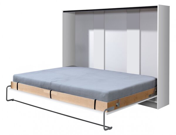 Półkotapczan Basic 90x200 poziomy - biały połysk
