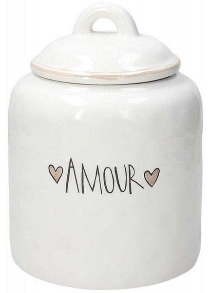 Pojemnik ceramiczny TOGNANA Amour 1.6 L Biały