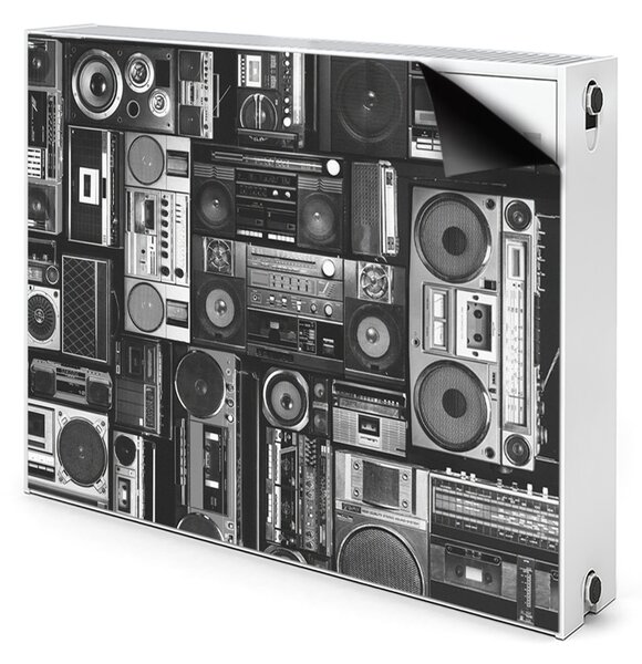 Magnes dekoracjny na kaloryfer Old school boombox