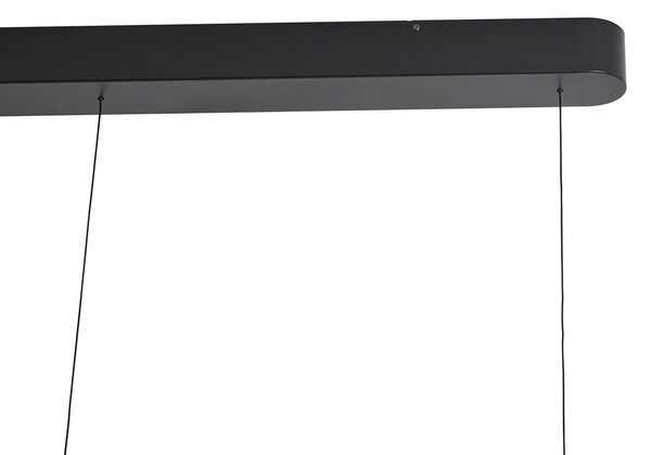Lampa wisząca czarna z beżowym, z LED, 3-stopniowa regulacja ściemniania, 3-źródła światła Easylift - Witch