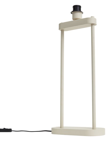 Nowoczesna lampa stołowa beżowa - Thijmen