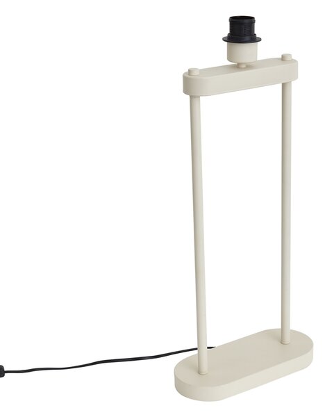 Nowoczesna lampa stołowa beżowa - Thijmen