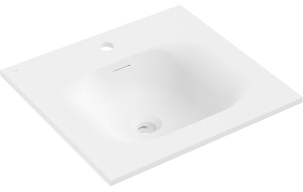 Mexen Vela umywalka wpuszczana w blat 51 x 46,5 cm, biała mat - 25235001
