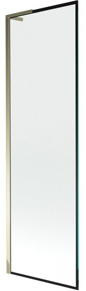 Mexen Next L parawan nawannowy 1-skrzydłowy 60 x 150 cm, czarna ramka, złoty - 895-060-000-03-70-50