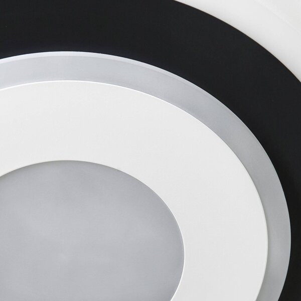 Lampa sufitowa LED Rebeka Lindby, możliwość ściemniania, biały / opal, salon / jadalnia, tworzywo sztuczne, nowoczesny