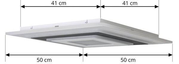 Lampa sufitowa LED Rebeka Lindby, możliwość ściemniania, biały / opal, salon / jadalnia, tworzywo sztuczne, nowoczesny