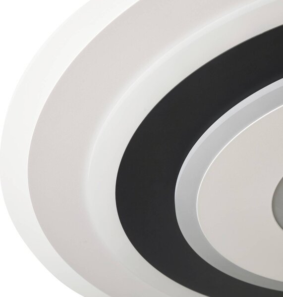Lampa sufitowa LED Rebeka Lindby, możliwość ściemniania, biały / opal, salon / jadalnia, tworzywo sztuczne, nowoczesny