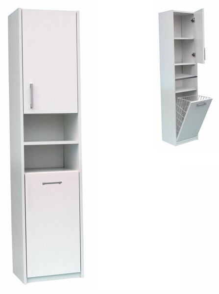 Szafka łazienkowa stojąca 40 cm z koszem | ArtD Home