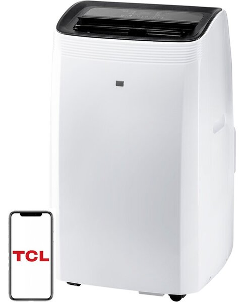 Klimatyzator przenośny TCL TAC-16CPB NZW 3 prędkości nawiewu Funkcja Sleep Osuszanie Timer Wentylator Wi-Fi Biały