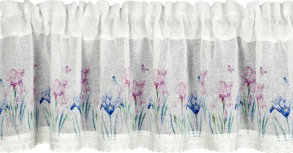 Firana gotowa EUROFIRANY Dolorez 150 x 30 cm BiaÅy
