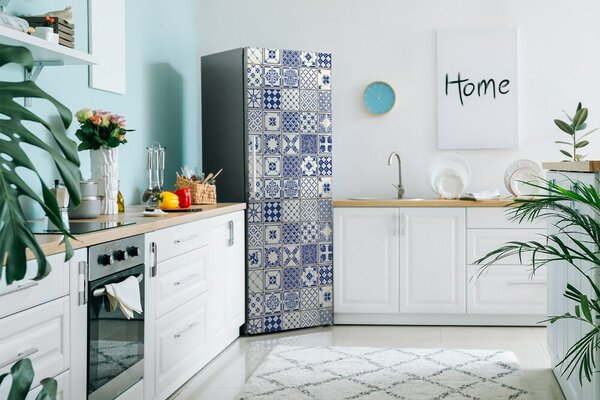 Okleina magnetyczna na lodówkę Płytki azulejos