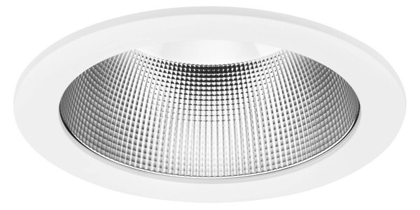 BRUMBERG LED-reflektor wpuszczany MUNA PRO MEGA, biały, regulacja temperatury możliwość ściemniania, biały / opal, przedpokój, aluminium