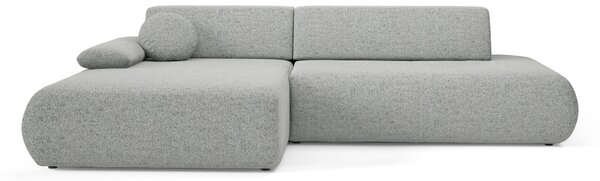 Masseno Narożnik DELTA z funkcją spania i pojemnikiem na pościel Narozniki L, Rozkładana sofa - Szary, PUENTE 92