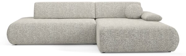 Masseno Narożnik DELTA z funkcją spania i pojemnikiem na pościel Narozniki L, Rozkładana sofa - Szary, PUENTE 11