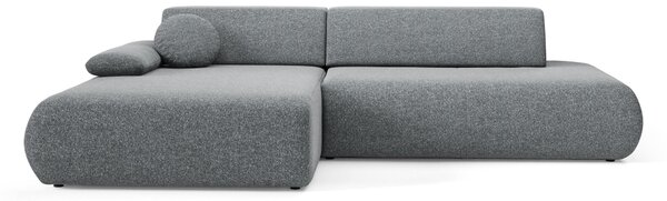 Masseno Narożnik DELTA z funkcją spania i pojemnikiem na pościel Narozniki L, Rozkładana sofa - Szary, PUENTE 94