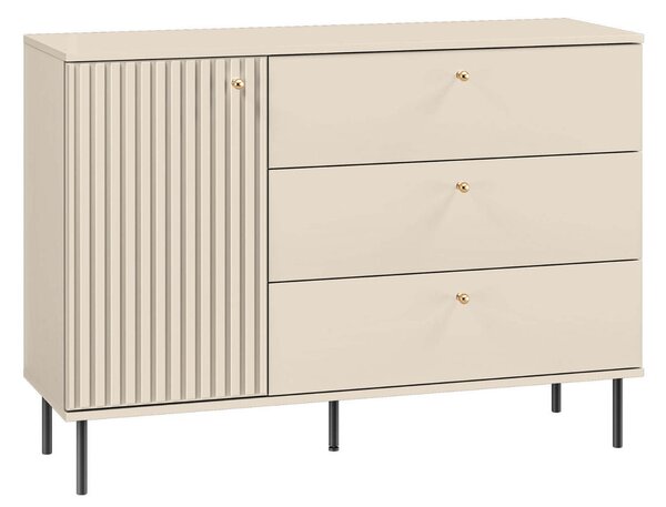 MebleMWM Komoda frezowana SOPHIE 05 cashmere